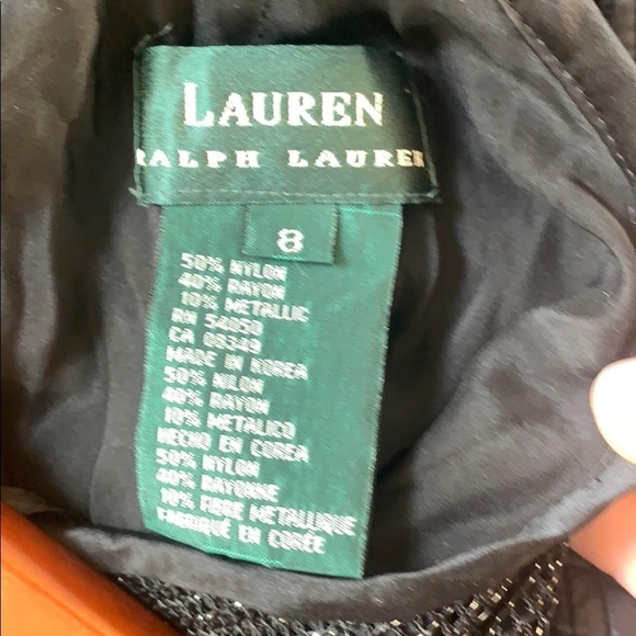 Vintage Ralph Lauren Metallic Mesh Mermaid Dress - Picture 14 of 16